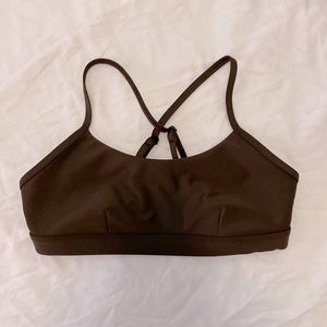 Alo Airlift Intrigue Bra Espresso